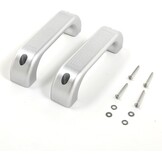 2x Aluminium Zilveren Deurgreep Land Rover Defender 110/90/130 (29% Korting)