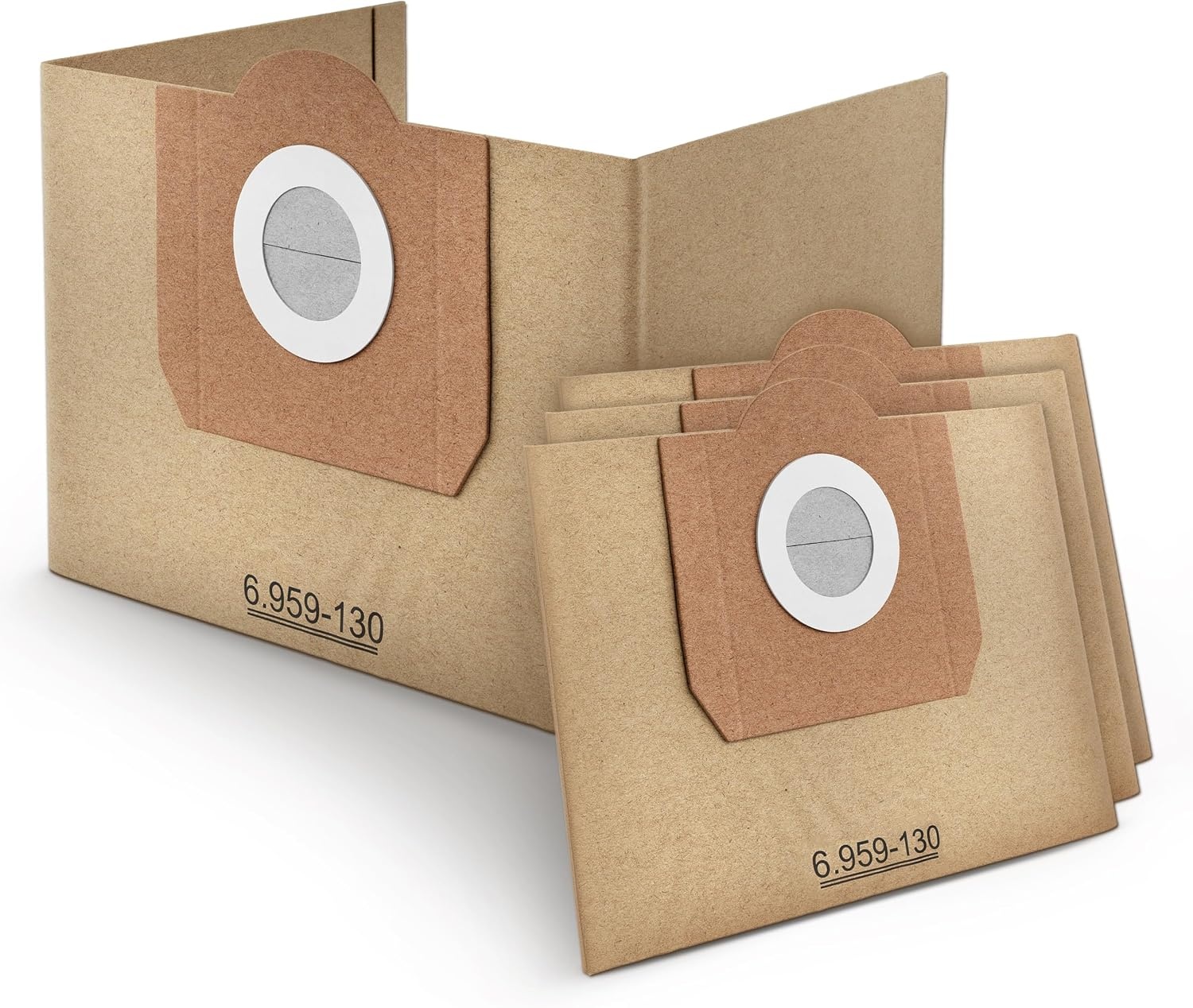 Papieren Stofzuigerzakken Kärcher WD3 (10 stuks) | Hoge Filtratie | 32% Korting