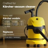 Papieren Stofzuigerzakken Kärcher WD3 (10 stuks) | Hoge Filtratie | 32% Korting