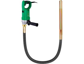 Betonvibrator 1600W Groen met 2m Slang - 29% Korting