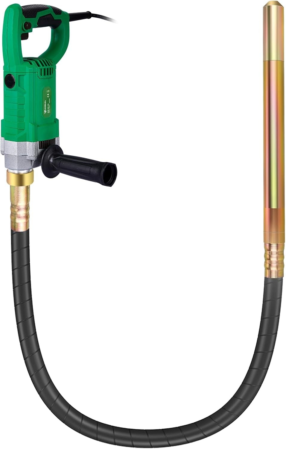 Betonvibrator 1600W Groen met 2m Slang - 29% Korting