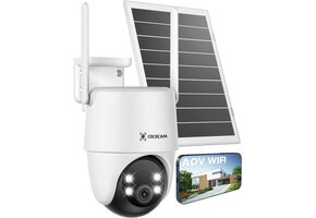 Buitencamera 2K PTZ met Zonnepaneel, 51% Korting