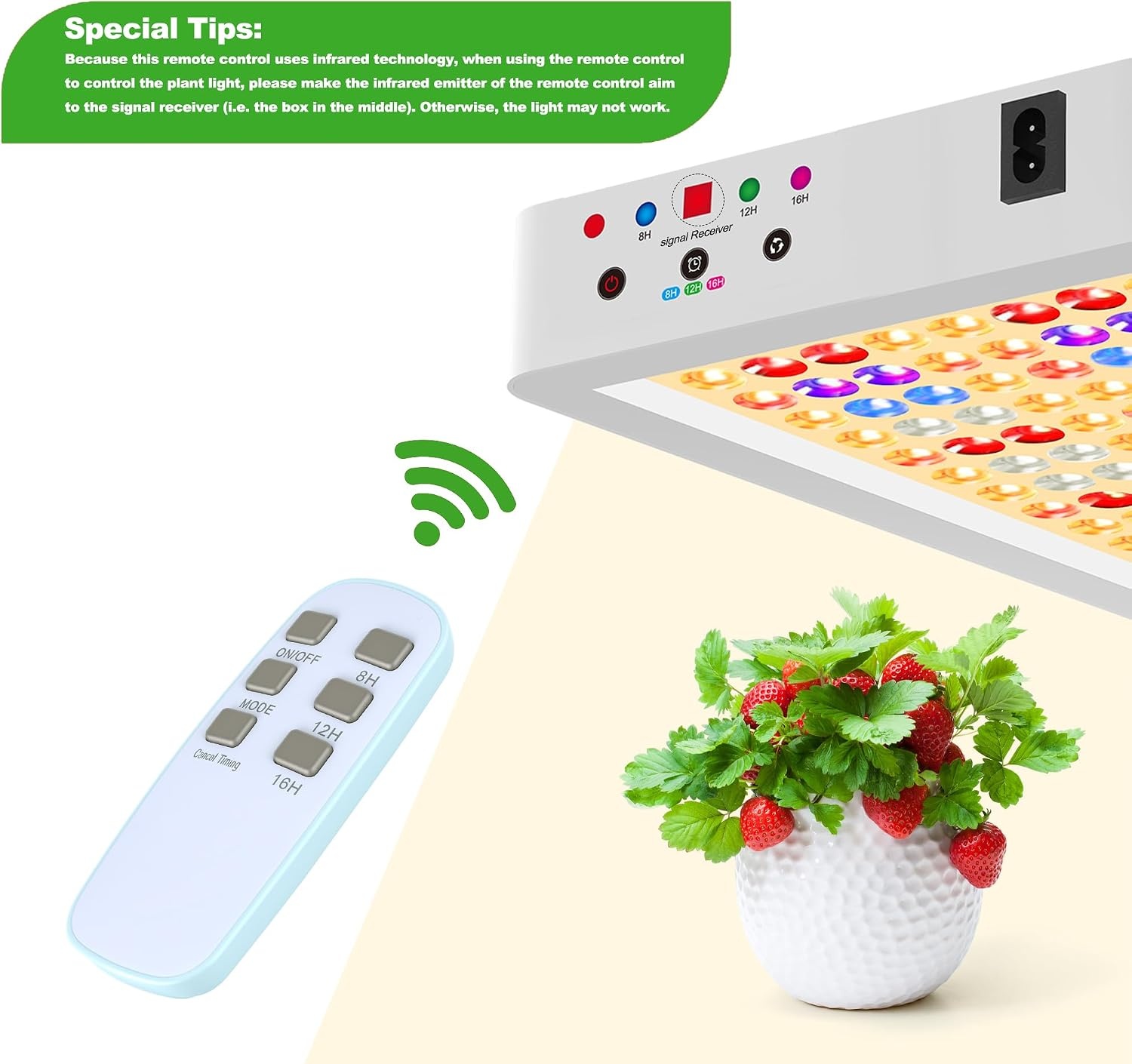 Led Kweeklamp 75W Full Spectrum met Timer - 56% Korting