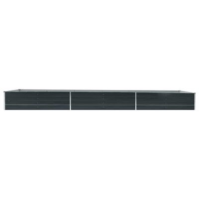 Verhoogde Plantenbak 480x80x45 cm Gegalvaniseerd Staal Antraciet - 34% Korting