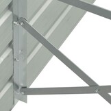 Verhoogde Plantenbak 480x80x45 cm Gegalvaniseerd Staal Antraciet - 34% Korting
