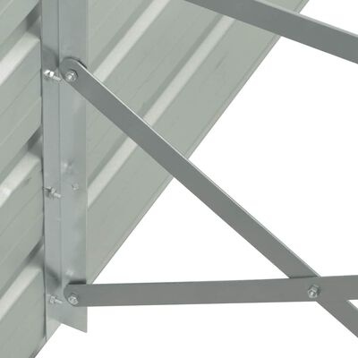 Verhoogde Plantenbak 480x80x45 cm Gegalvaniseerd Staal Antraciet - 34% Korting