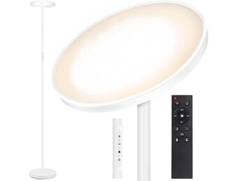 OUTON LED Vloerlamp Dimbaar 30W 3000Lumen, Moderne Uplighter Staande Lamp