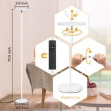 OUTON LED Vloerlamp Dimbaar 30W 3000Lumen, Moderne Uplighter Staande Lamp
