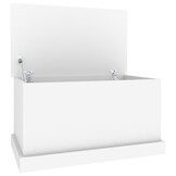 VidaXL Opbergbox 70x40x38 cm Wit Bewerkt Hout - 54% Korting