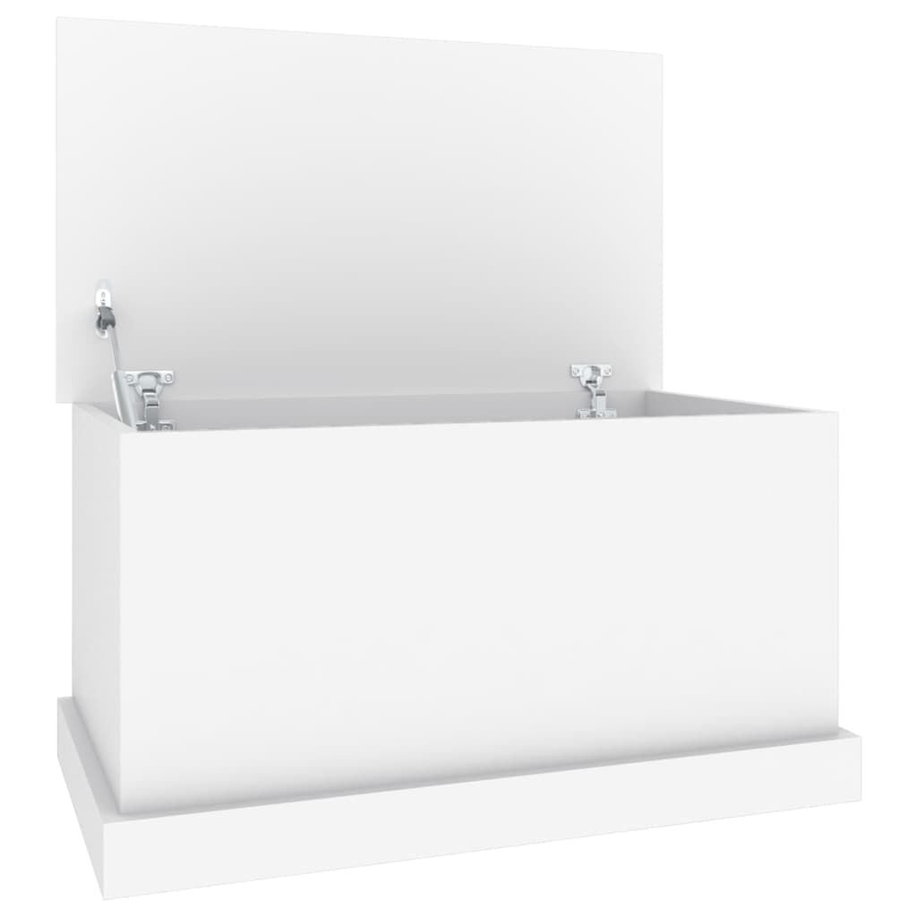 VidaXL Opbergbox 70x40x38 cm Wit Bewerkt Hout - 54% Korting