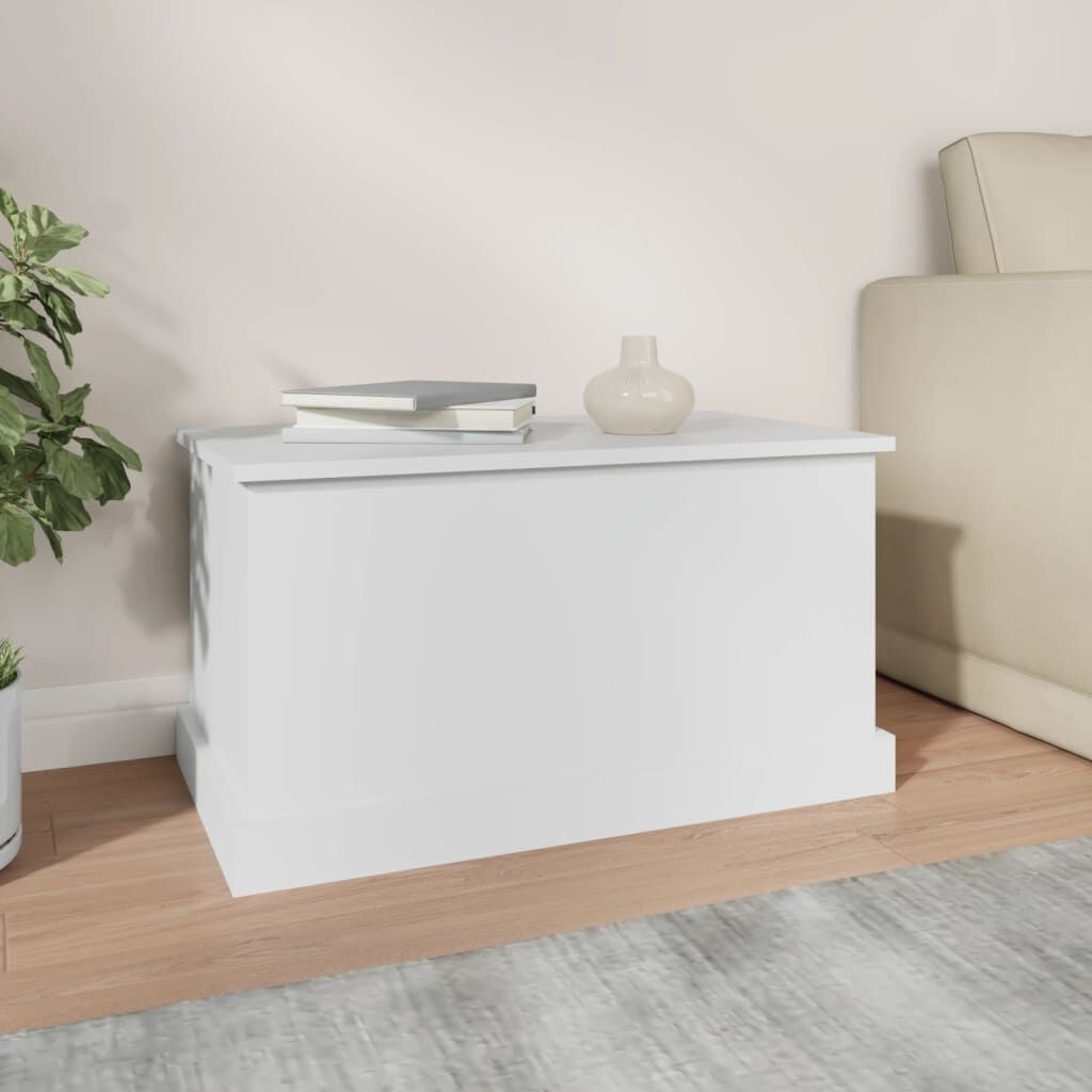 VidaXL Opbergbox 70x40x38 cm Wit Bewerkt Hout - 54% Korting