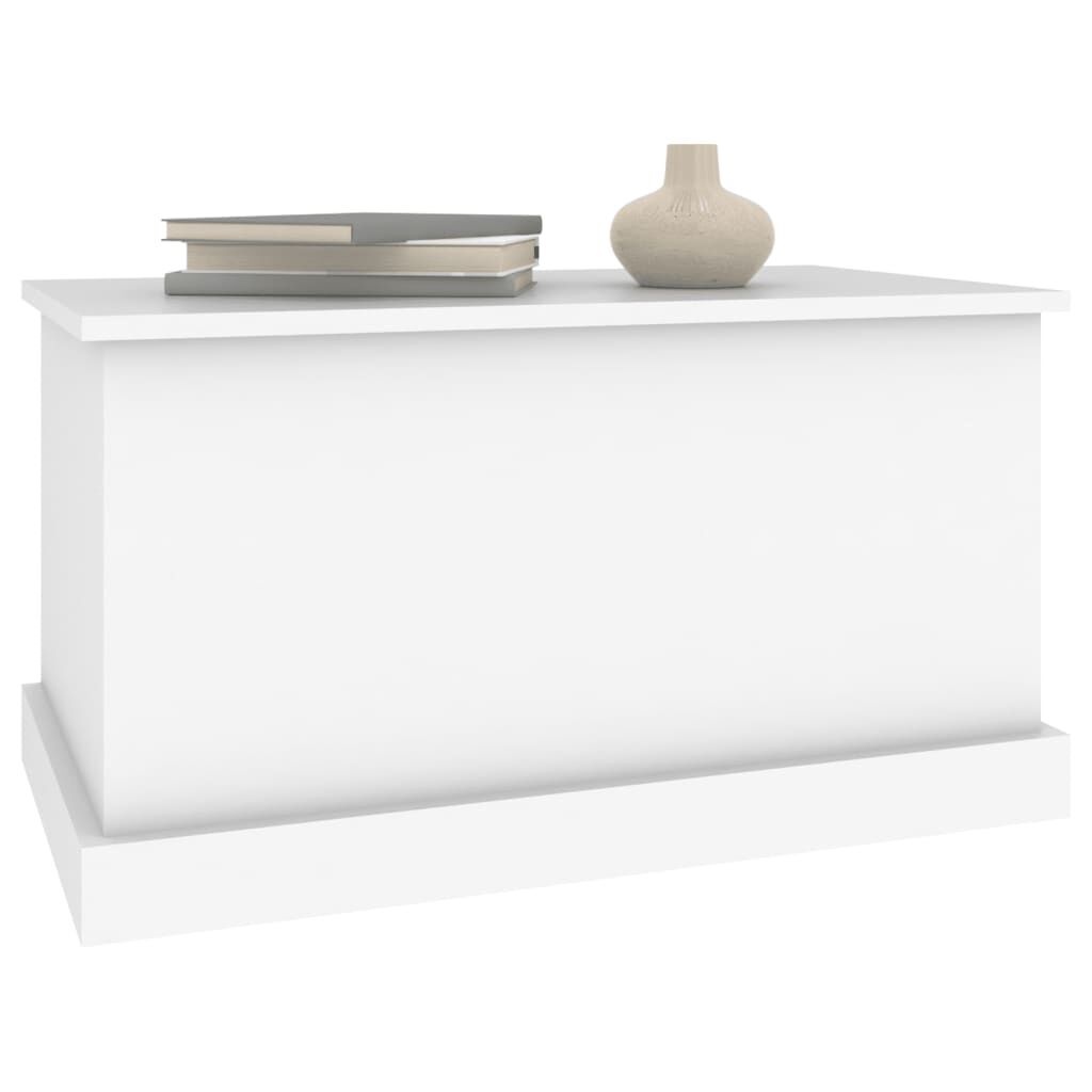 VidaXL Opbergbox 70x40x38 cm Wit Bewerkt Hout - 54% Korting