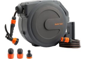Wandgemonteerde Tuinslanghaspel 35m 43% Korting - Giraffe Tools