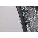 Ovaal Metalen Plateel Veelkleurig 104 cm met 35% Korting