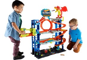 Hot Wheels City Ultimate Garage Speelset met 4 Niveaus & Racebanen | 35% Korting