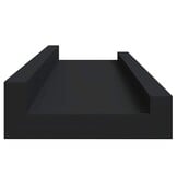 Zwarte MDF Fotoplanken (2 stuks) - 40x9x3 cm - 47% Korting