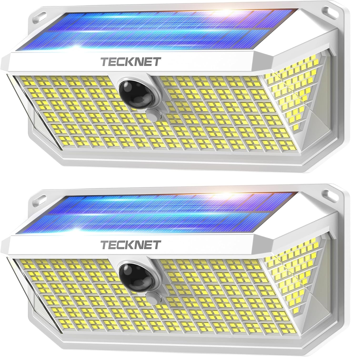 Solar Buitenlamp Set (2 stuks) 4200 Lumen | Wit | 34% Korting