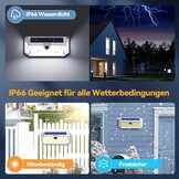 Solar Buitenlamp Set (2 stuks) 4200 Lumen | Wit | 34% Korting