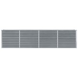 Verhoogde Plantenbak 320x40x77cm Staal Grijs - 54% Korting