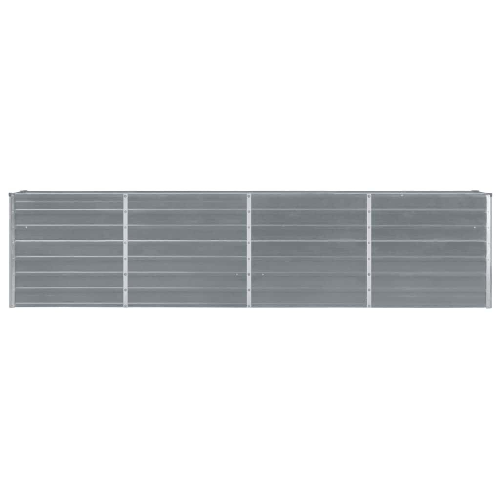 Verhoogde Plantenbak 320x40x77cm Staal Grijs - 54% Korting