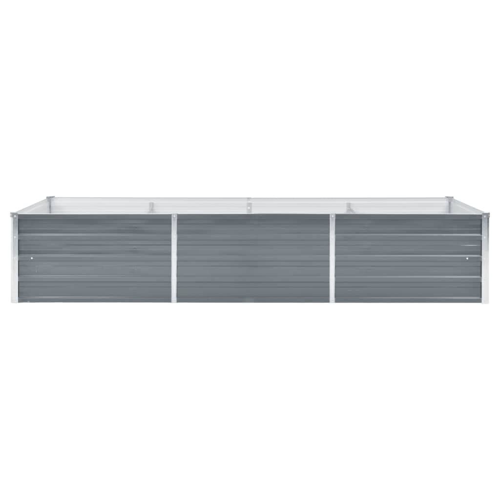 Verhoogde Plantenbak 240x80x45 cm Staal Grijs - 34% Korting!