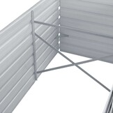 Verhoogde Plantenbak 240x80x45 cm Staal Grijs - 34% Korting!