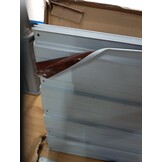 Verhoogde plantenbak 160x80x77 cm Staal Bruin - 54% Korting