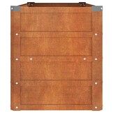 vidaXL Verhoogde Plantenbak 100x40x45 cm Cortenstaal Roestig (33% Korting)