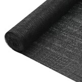 vidaXL Privacynet HDPE Zwart 1,2x10m - 32% Korting