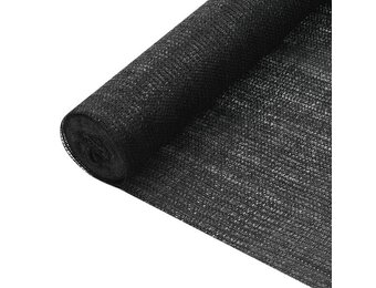vidaXL Privacynet HDPE Zwart 1,2x10m - 32% Korting