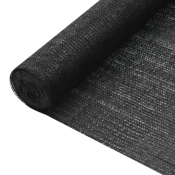 vidaXL Privacynet HDPE Zwart 1,2x10m - 32% Korting