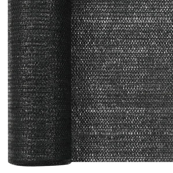 vidaXL Privacynet HDPE Zwart 1,2x10m - 32% Korting