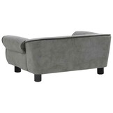 Hondenbank Pluche Donkergrijs 72x45x30 cm - 54% Korting