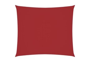 VidaXL Rechthoekig Zonnescherm 2.5x3m Oxford Stof Rood - 44% Korting