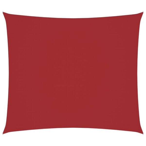 vidaXL Zonnescherm Rechthoekig 2,5x3m Oxford Stof Rood - 39% Korting