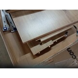 Wastafelkast Bewerkt Hout Artisanaal Eiken 100x38,5x45 cm