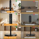 LED Vloerlamp 175 cm Zwart - 34% Korting