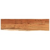 Acaciahouten Tafelblad met Natuurlijke Rand - 160x40x2,5 cm - 54% Korting