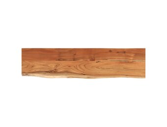 Acaciahouten Tafelblad met Natuurlijke Rand - 160x40x2,5 cm - 54% Korting