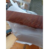 Acaciahouten Tafelblad met Natuurlijke Rand - 160x40x2,5 cm - 54% Korting