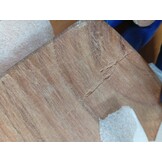 Acaciahouten Tafelblad met Natuurlijke Rand - 160x40x2,5 cm - 54% Korting