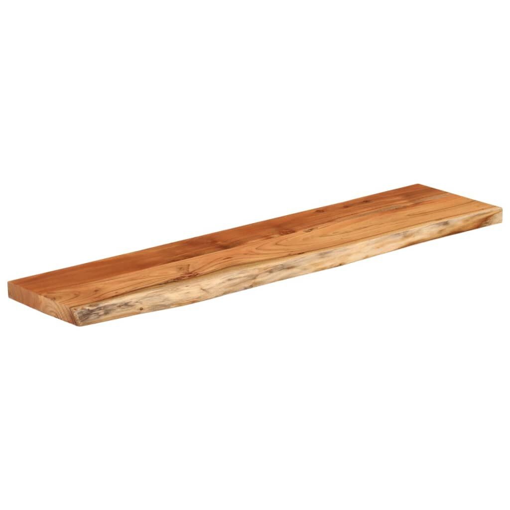 Acaciahouten Tafelblad met Natuurlijke Rand - 160x40x2,5 cm - 54% Korting