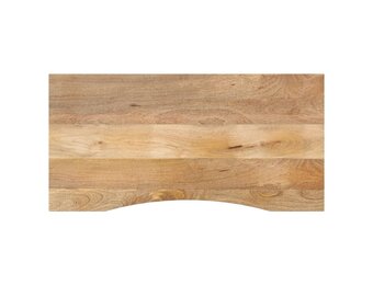 vidaXL Bureau Blad Massief Ruw Mangohout 140x60 cm - 35% Korting