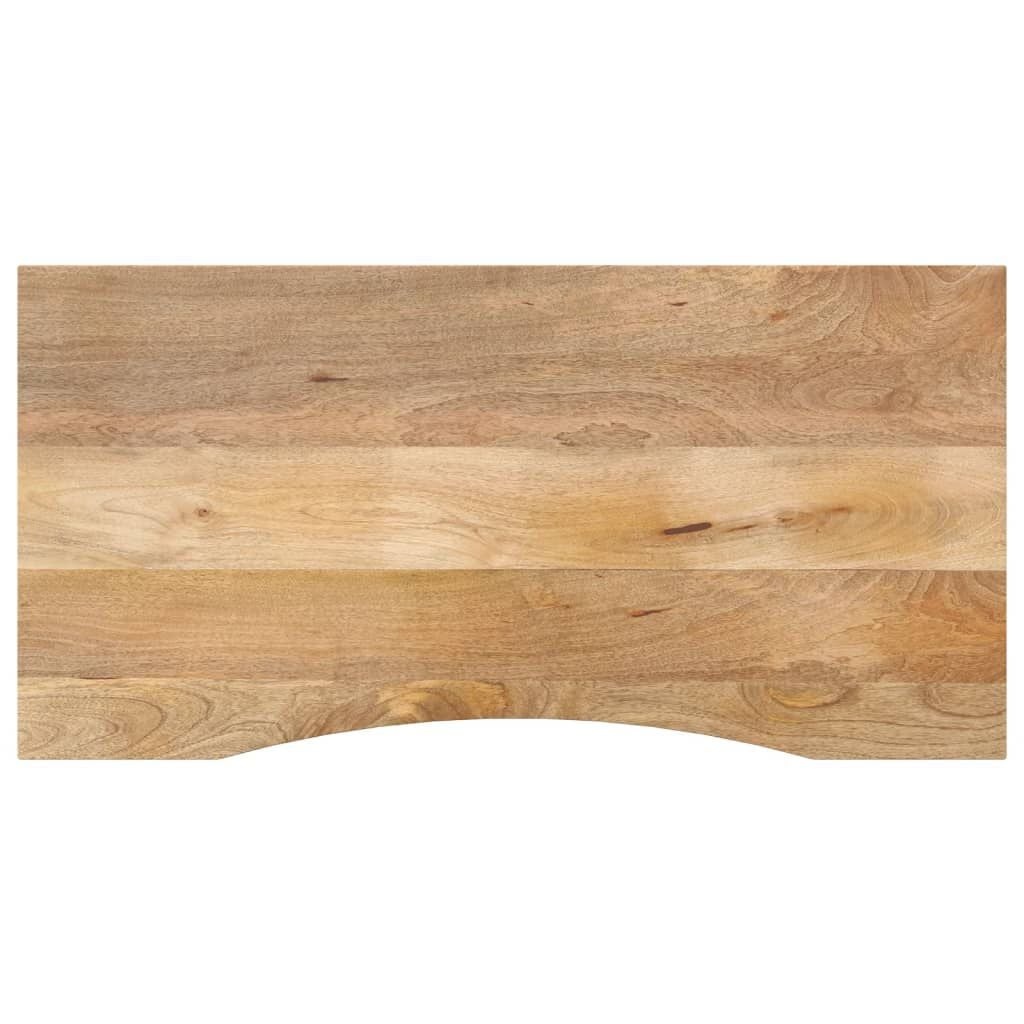 vidaXL Bureau Blad Massief Ruw Mangohout 140x60 cm - 35% Korting