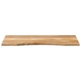 vidaXL Bureau Blad Massief Ruw Mangohout 140x60 cm - 35% Korting