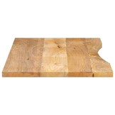 vidaXL Bureau Blad Massief Ruw Mangohout 140x60 cm - 35% Korting