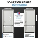 Zwarte Glasvezel Hordeur 130x220 cm met 34 Magneten - 33% Korting