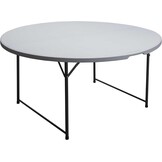Klaptafel Rond Wit Ø 150 cm - 34% Korting
