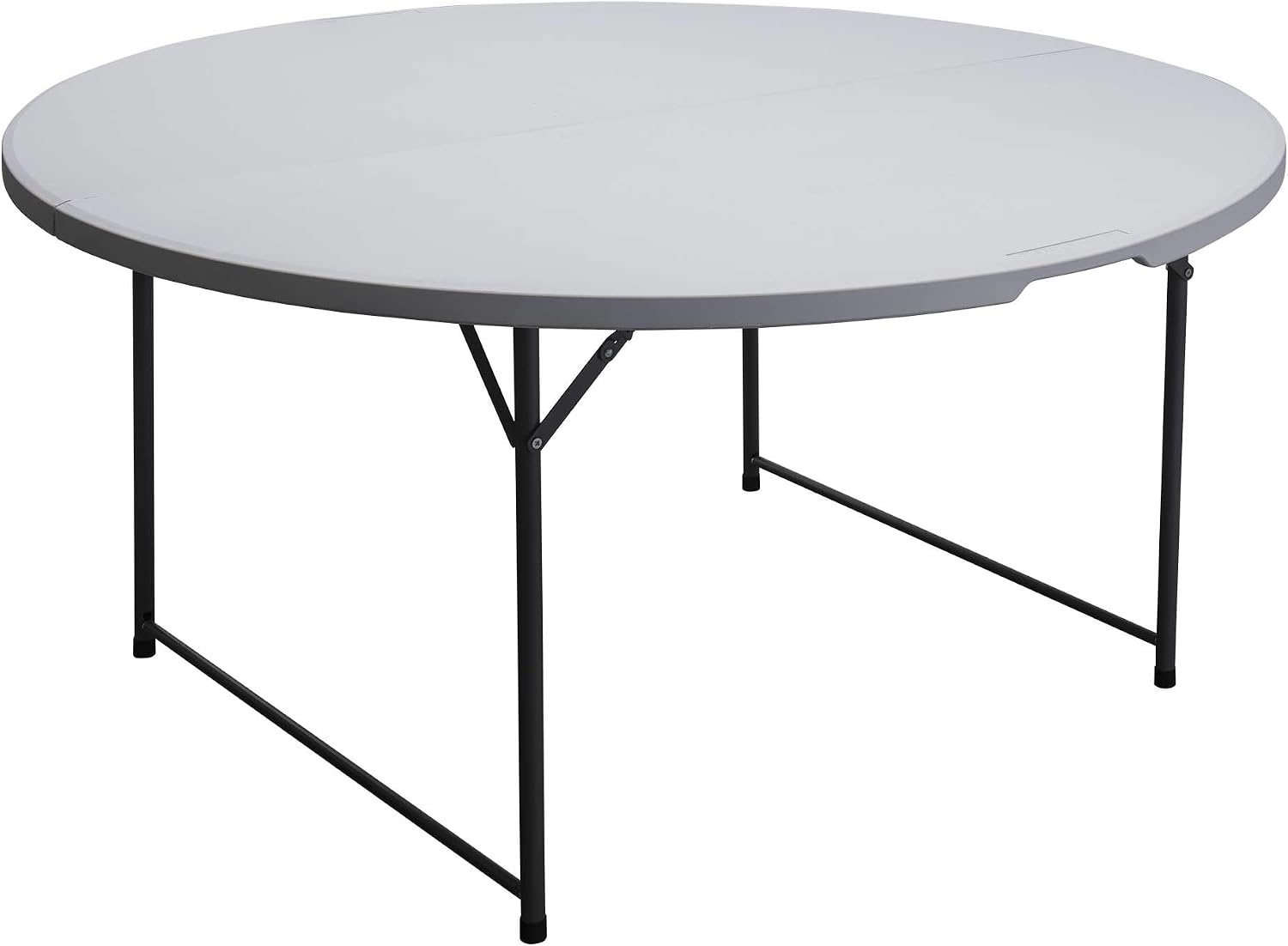 Klaptafel Rond Wit Ø 150 cm - 34% Korting