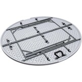 Klaptafel Rond Wit Ø 150 cm - 34% Korting
